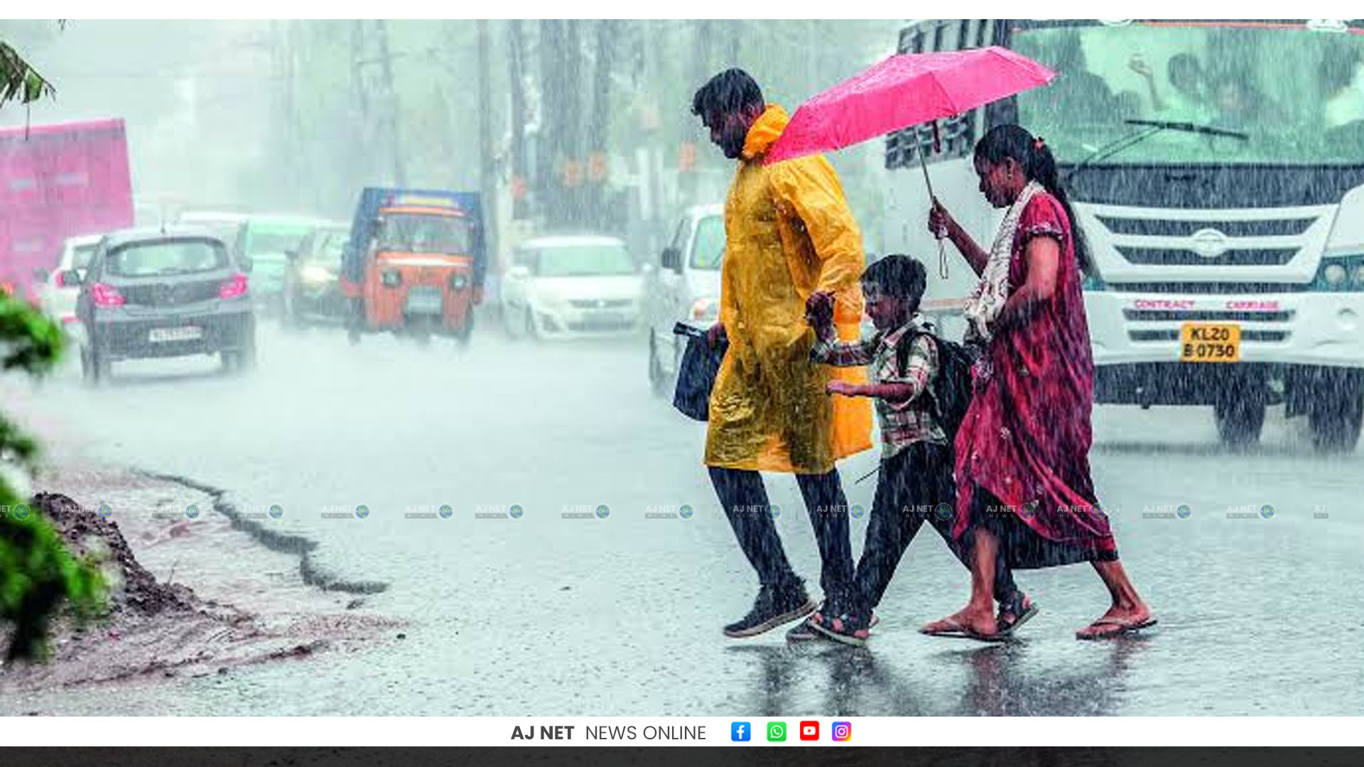 ഇന്ന് വ്യാപകമായി മഴ പെയ്യും; നാലു ജില്ലകളില്‍ ഒാറഞ്ച് അലര്‍ട്ട്, ജാഗ്രതാ നിര്‍ദേശം